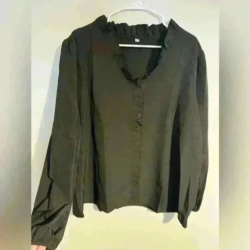 Women’s black dress top 3X - Picture 1 of 3